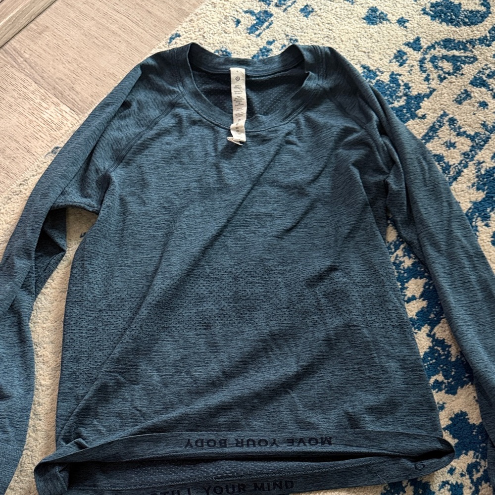lululemon athletica Blue Muscle Tee